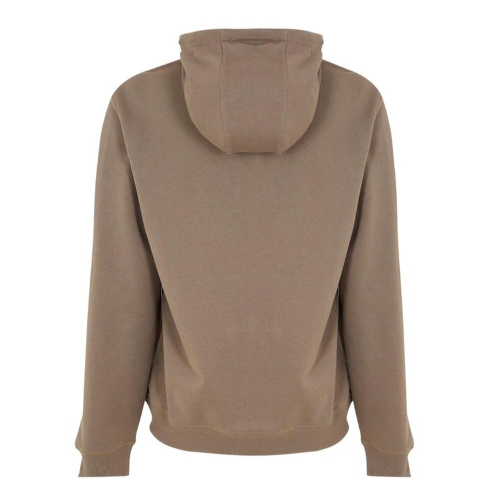 Hugo Mens Cotton Blend Pullover Hoodie / Medium Grey